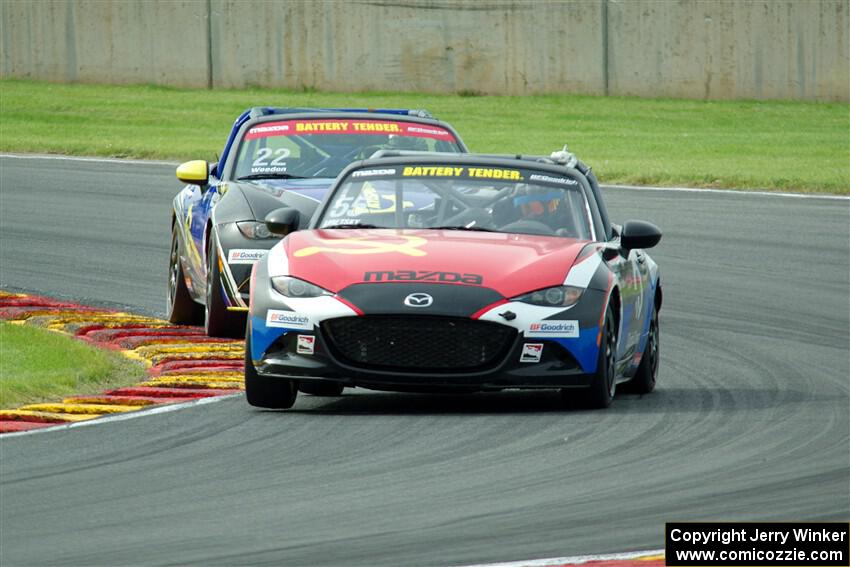 Moisey Uretsky's and Carter Weedon's Mazda MX-5 Cups