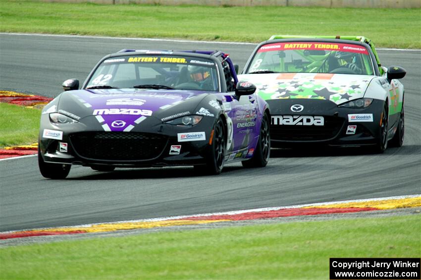 Assen Rachev's and Nathanial Sparks' Mazda MX-5 Cups