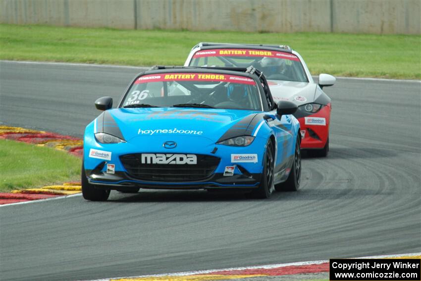 David Staab's and Sarah Montgomery's Mazda MX-5 Cups