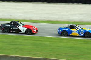 Ryan Hall's and Gresham Wagner's Mazda MX-5 Cups
