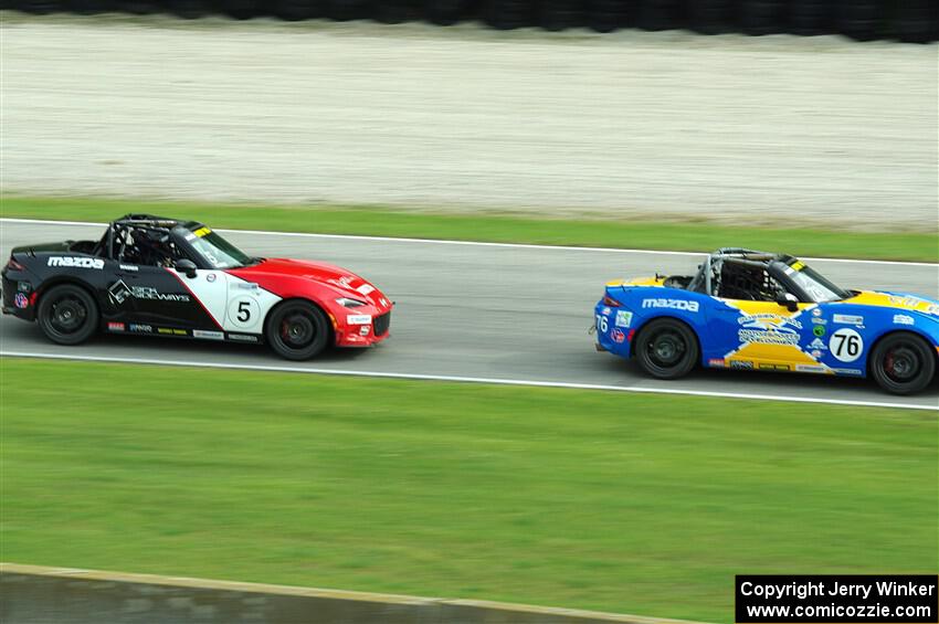 Ryan Hall's and Gresham Wagner's Mazda MX-5 Cups