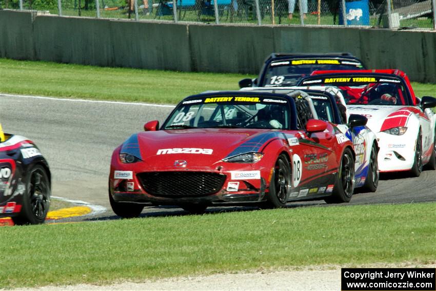Michael Carter's and Robert Stout's Mazda MX-5 Cups