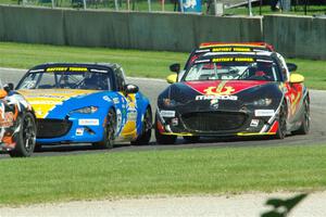 Ryan Hall's and Peter Ensor's Mazda MX-5 Cups