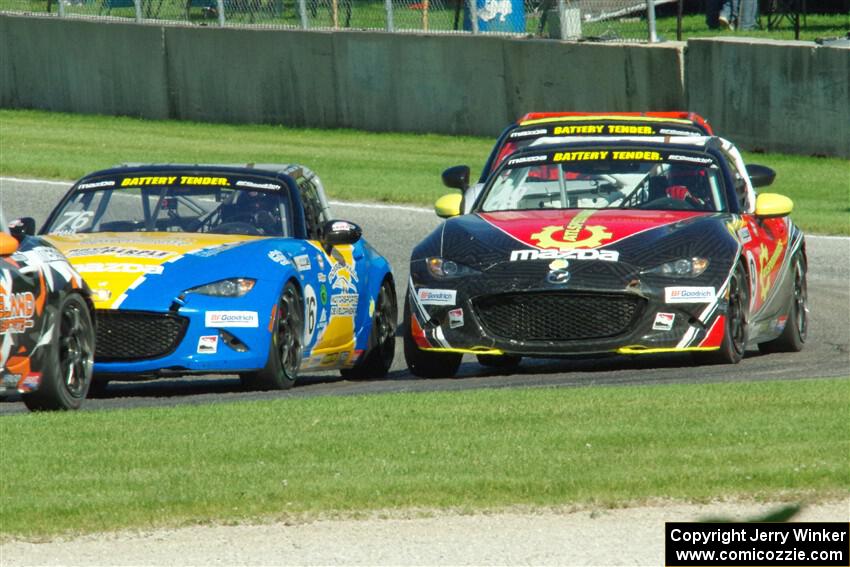 Ryan Hall's and Peter Ensor's Mazda MX-5 Cups