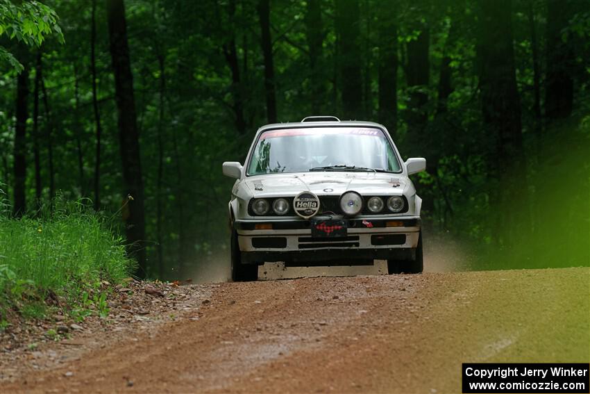 Shanti Witt / Keegan Helwig BMW 325is on SS1, Camp 3 North.