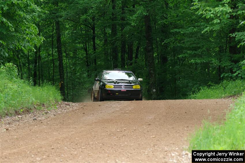 Chase Blakely / Mike Callaway VW GTI on SS1, Camp 3 North.