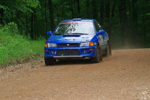 Connor Himes / Elliot Prusi Subaru Impreza on SS1, Camp 3 North.