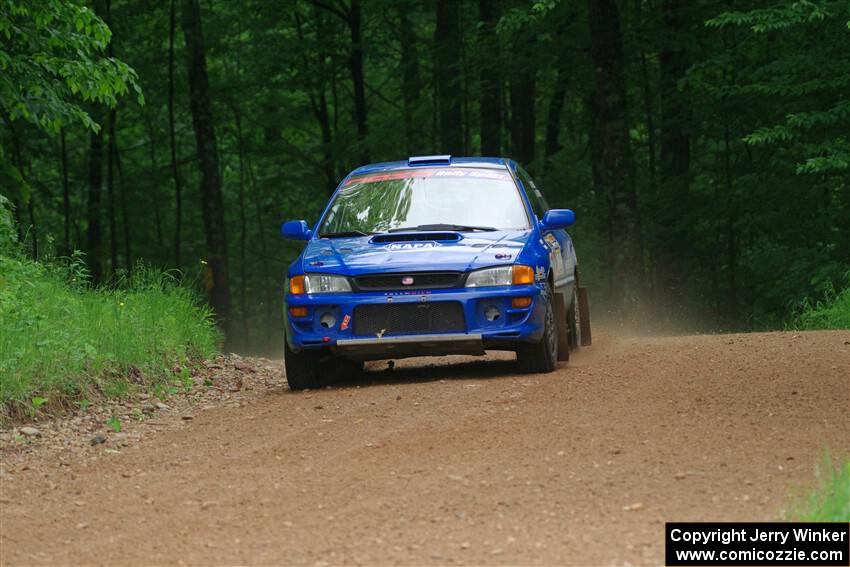 Connor Himes / Elliot Prusi Subaru Impreza on SS1, Camp 3 North.