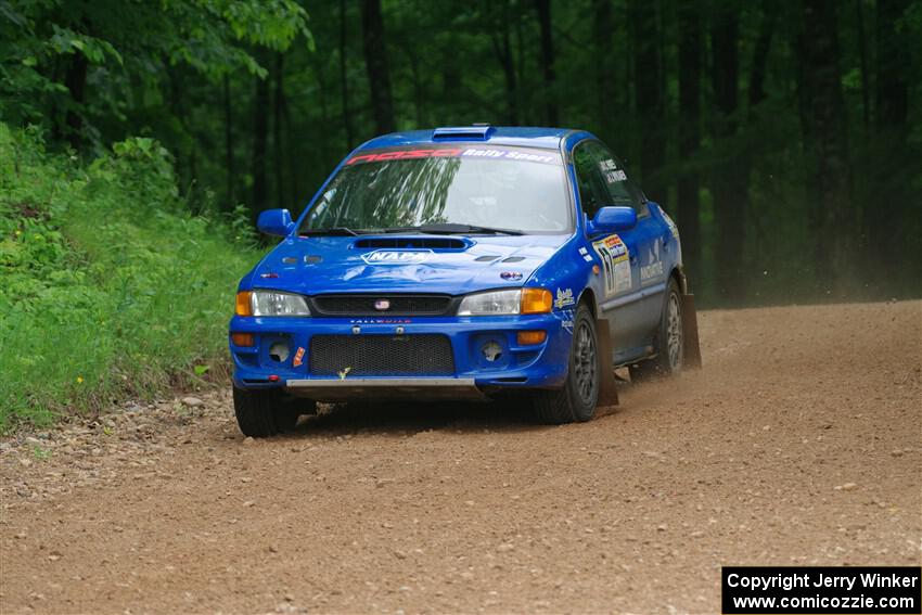 Connor Himes / Elliot Prusi Subaru Impreza on SS1, Camp 3 North.