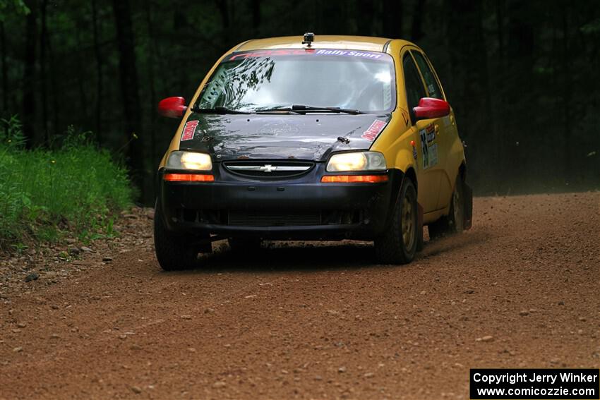 James Walker / Yannis Burnell Chevy Aveo on SS1, Camp 3 North.