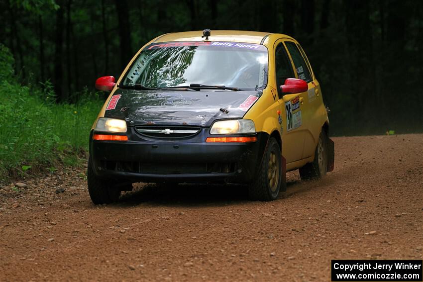 James Walker / Yannis Burnell Chevy Aveo on SS1, Camp 3 North.