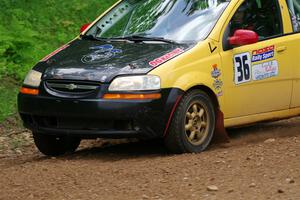 James Walker / Yannis Burnell Chevy Aveo on SS1, Camp 3 North.