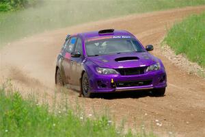 Silas Himes / Rubin Hatfield Subaru WRX STi on SS2, Skunk Creek.