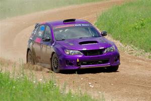 Silas Himes / Rubin Hatfield Subaru WRX STi on SS2, Skunk Creek.