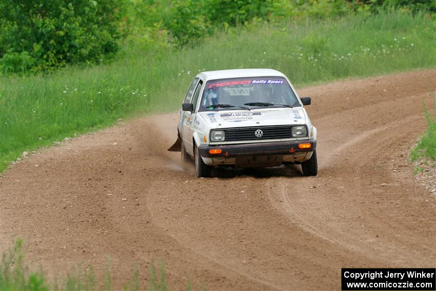 Adam VanDamme / Morgan Engle VW Golf on SS2, Skunk Creek.