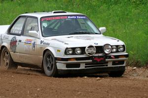 Shanti Witt / Keegan Helwig BMW 325is on SS2, Skunk Creek.