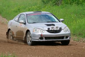 Derek Denti / Josh Remmetter Acura RSX on SS2, Skunk Creek.