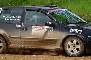 Chase Blakely / Mike Callaway VW GTI on SS2, Skunk Creek.