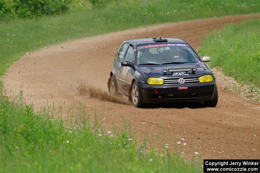 Chase Blakely / Mike Callaway VW GTI on SS2, Skunk Creek.