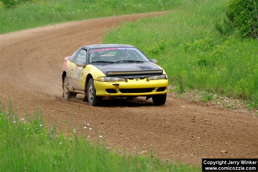 Eli Goethel / Max Sutton Mitsubishi Eclipse on SS2, Skunk Creek.