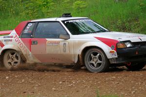Eric Anderson / Taylor Haelterman Toyota Celica GTS on SS2, Skunk Creek.