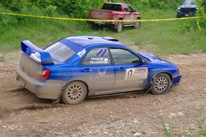 Jimmy Pelizzari / Bryce Proseus Subaru WRX on SS3, Woodtick Hollow.