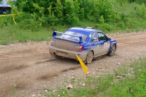 Jimmy Pelizzari / Bryce Proseus Subaru WRX on SS3, Woodtick Hollow.