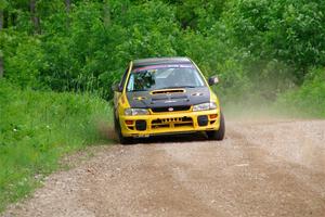 Steve Gingras / Joe Boburka Subaru Impreza on SS3, Woodtick Hollow.