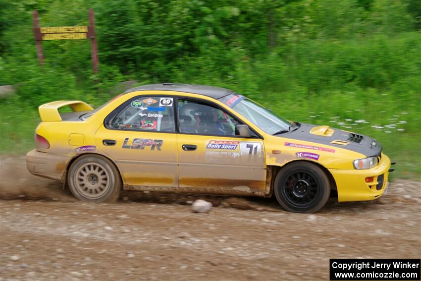 Steve Gingras / Joe Boburka Subaru Impreza on SS3, Woodtick Hollow.
