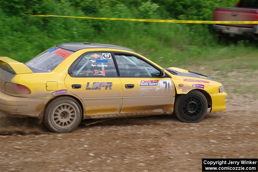 Steve Gingras / Joe Boburka Subaru Impreza on SS3, Woodtick Hollow.