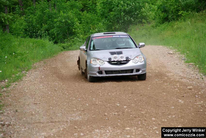 Derek Denti / Josh Remmetter Acura RSX on SS3, Woodtick Hollow.