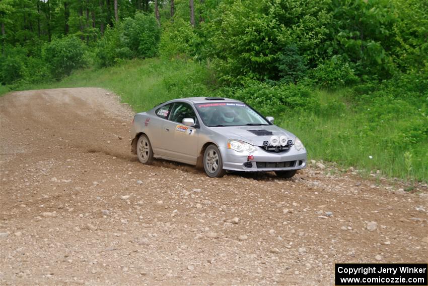 Derek Denti / Josh Remmetter Acura RSX on SS3, Woodtick Hollow.