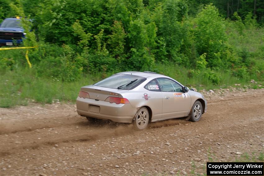 Derek Denti / Josh Remmetter Acura RSX on SS3, Woodtick Hollow.