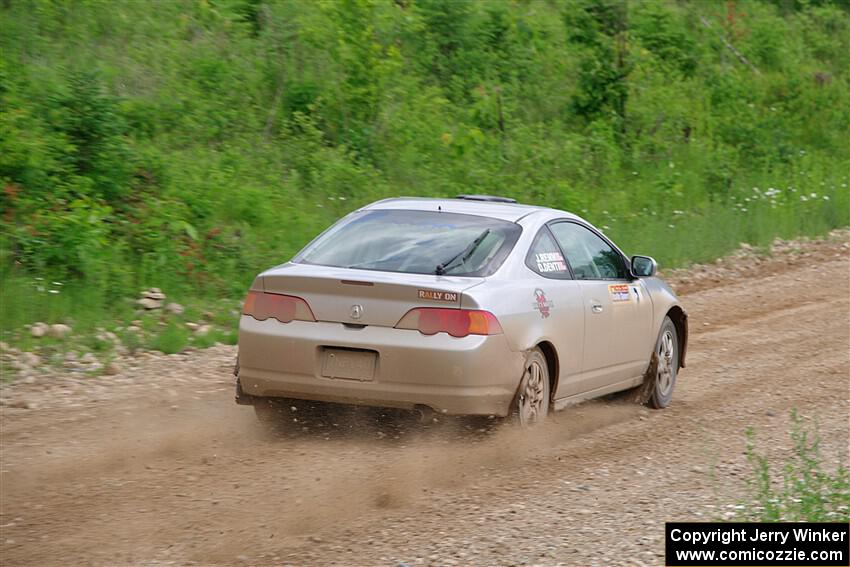Derek Denti / Josh Remmetter Acura RSX on SS3, Woodtick Hollow.