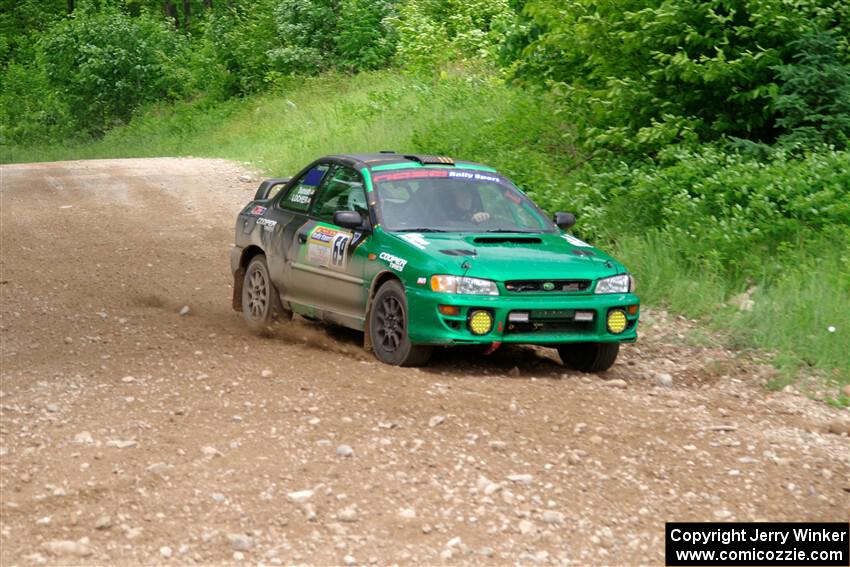 Jordan Locher / Cray Dumeah Subaru Impreza 2.5RS on SS3, Woodtick Hollow.
