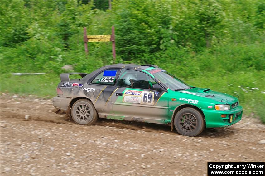 Jordan Locher / Cray Dumeah Subaru Impreza 2.5RS on SS3, Woodtick Hollow.