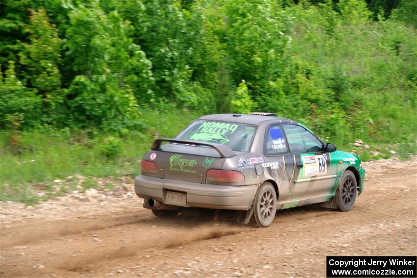 Jordan Locher / Cray Dumeah Subaru Impreza 2.5RS on SS3, Woodtick Hollow.