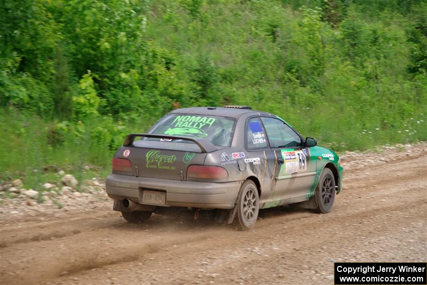 Jordan Locher / Cray Dumeah Subaru Impreza 2.5RS on SS3, Woodtick Hollow.