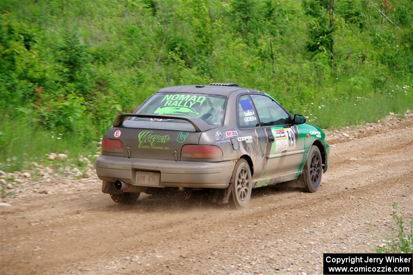 Jordan Locher / Cray Dumeah Subaru Impreza 2.5RS on SS3, Woodtick Hollow.