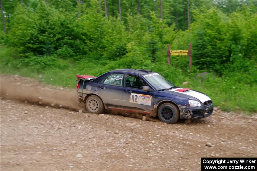 Mike Ryan's Subaru Impreza 2.5RS on SS3, Woodtick Hollow.