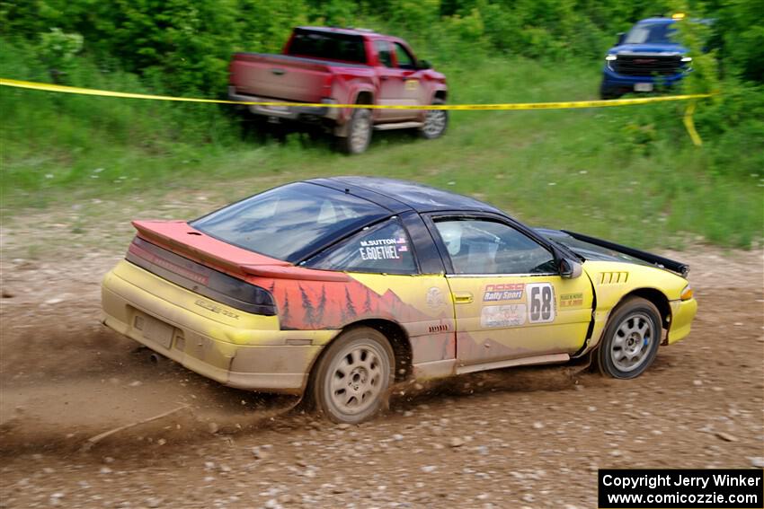 Eli Goethel / Max Sutton Mitsubishi Eclipse on SS3, Woodtick Hollow.