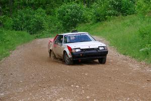 Eric Anderson / Taylor Haelterman Toyota Celica GTS on SS3, Woodtick Hollow.