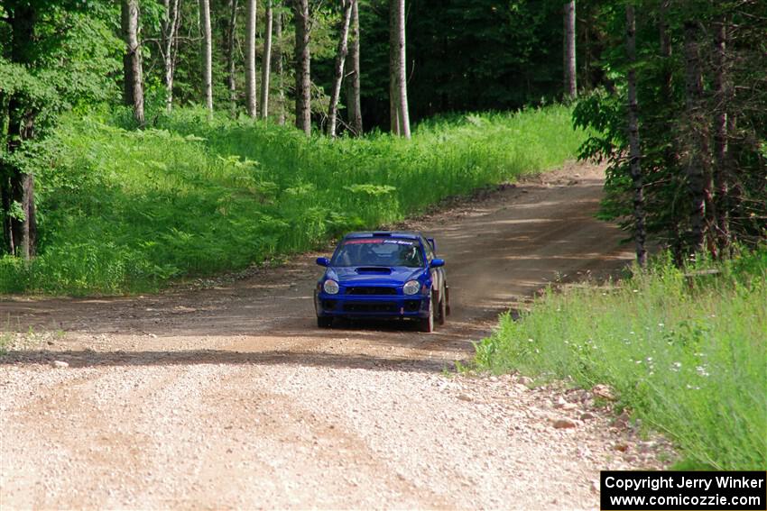 Jimmy Pelizzari / Bryce Proseus Subaru WRX on SS4, Hollow Woodtick.