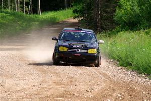 Chase Blakely / Mike Callaway VW GTI on SS4, Hollow Woodtick.