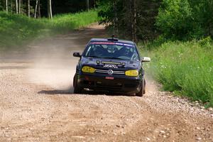 Chase Blakely / Mike Callaway VW GTI on SS4, Hollow Woodtick.