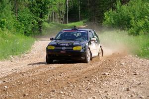 Chase Blakely / Mike Callaway VW GTI on SS4, Hollow Woodtick.