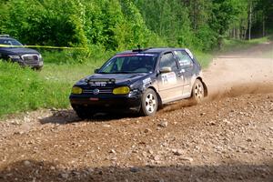 Chase Blakely / Mike Callaway VW GTI on SS4, Hollow Woodtick.
