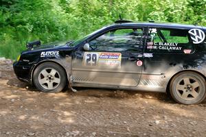 Chase Blakely / Mike Callaway VW GTI on SS4, Hollow Woodtick.
