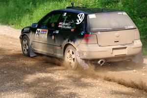 Chase Blakely / Mike Callaway VW GTI on SS4, Hollow Woodtick.