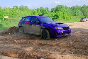 Silas Himes / Rubin Hatfield Subaru WRX STi on SS5, Chainsaw Junksin.